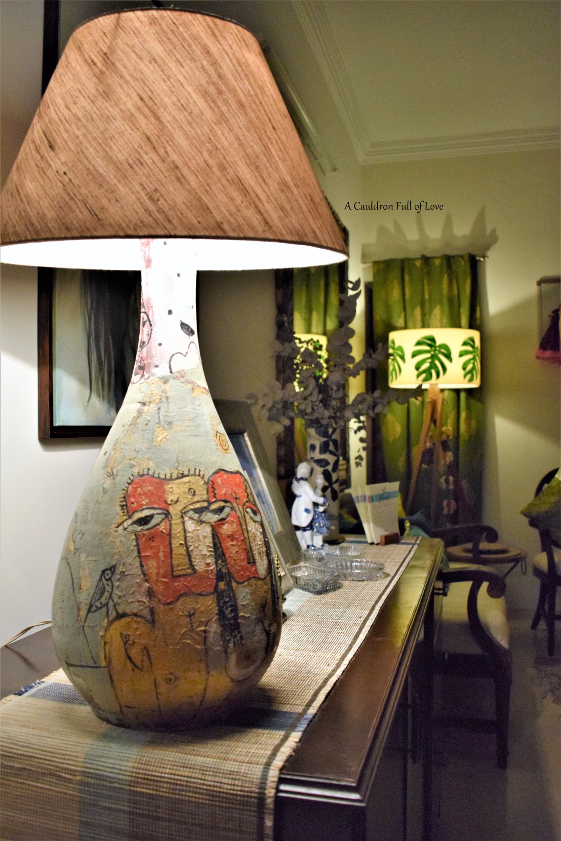 Terracotta Lamp by Jaya Baheti